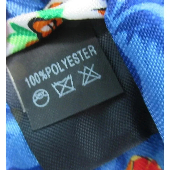 Vintage Island News Creation Necktie Men's Blue with Hawaiian Shirt Print - Picture 4 of 4